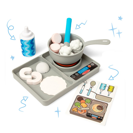 Zestaw Do Gotowania Jedzenie zmieniające kolor Simmer & Stir Stove 19 elementów