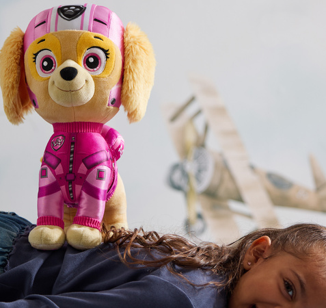 Psi Patrol Duża Maskotka Skye Air Rescue pluszak miękka przytulanka Piesek 33 cm