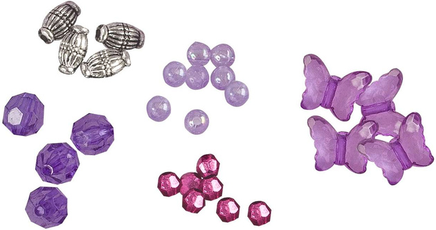 Zestaw do robienia biżuterii dla dzieci bransoletki koraliki