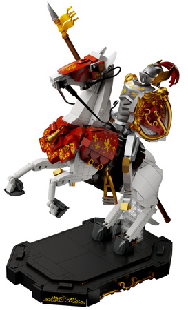 Klocki Konstrukcyjne Pantasy Warrior Knight Rycerz na Koniu z ruchomymi akcesoriami 905 elementów