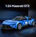 Klocki konstrukcyjne CaDA Samochód 15,5 cm auto wyścigowe Maserati GT2 Pojazd 240 elementów 1:24 C55031W 