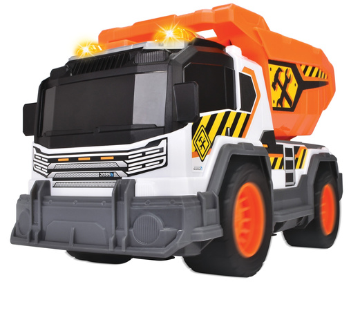 Pojazd budowlany Interaktywny pomarańczowa Wywrotka Dump Truck 30cm Światło Dźwięk
