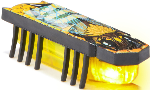 Hexbots Hexbug Nano Flash Karaluch Robot Żółty Robak+ Tor Zestaw Startowy