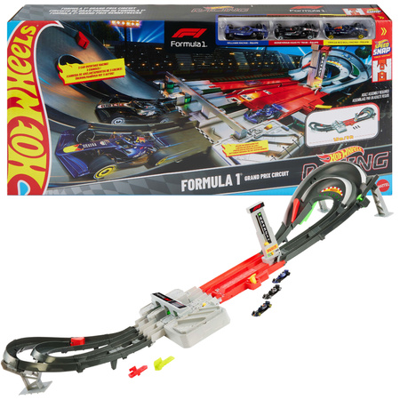 Hot Wheels Racing zestaw torów samochodowych Formula 1 Grand Prix F1 Tor wyścigowy