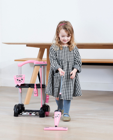 Zestaw wózek do sprzątania dla dzieci Hetty miołta mop Casdon Little Helper