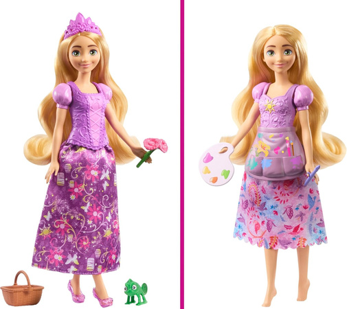 Disney Princess Zestaw Lalka Roszpunka dwie Stylizacje + Akcesoria