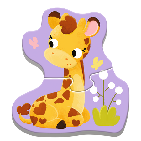 Puzzle dla najmłodszych 4w1 Bobaskowe zwierzątka Moje pierwsze puzzle Trefl