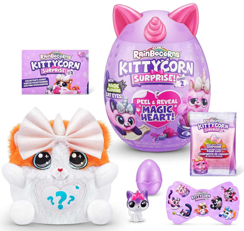 Maskotka Rainbocorns Kittycorn Surprise pluszak kotek z niespodzianką