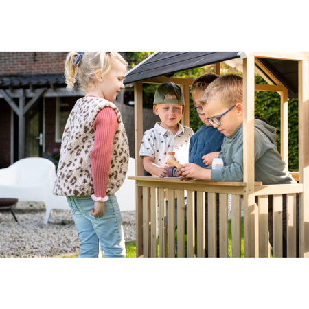 Drewniany domek ogrodowy dla dzieci Panorama 100