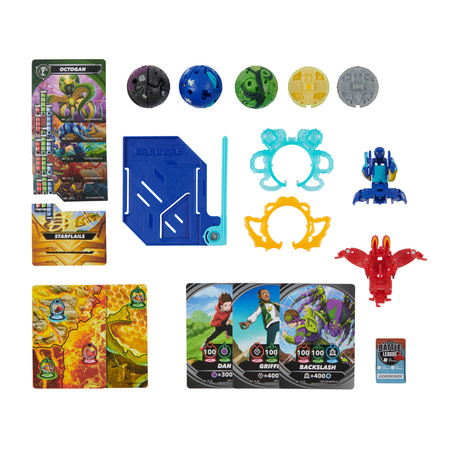 Bakugan Battle Pack Special Attack Nillious i Mantid + Bruiser Octogan Trox Figurki