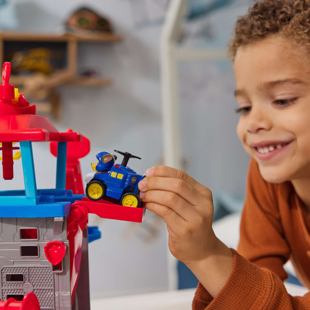 Psi Patrol Air Rescue Zestaw Pup Squad Lotnisko Wieża Lotnicza Airport 30cm + Zestaw figurek Psi Patrol Air Rescue 7 elementów