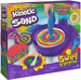 Zestaw Plastyczny Kinetic Sand Kolorowy Piasek kinetyczny 907 g Swirl n' Surprise maszynka do miesznia + akcesoria