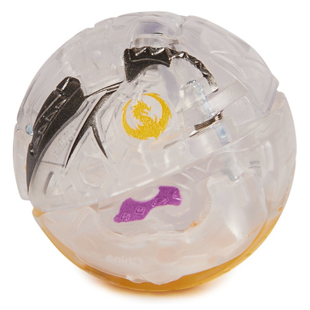 Bakugan Diamond Nillious Biała figurka bitewna transformująca + karty