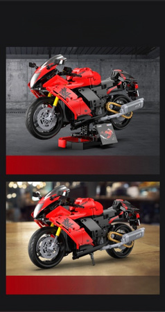 Klocki konstrukcyjne CaDA Motor Suzuki Hayabusa Motocykl Pojazd 1043 elementy