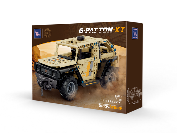 Klocki konstrukcyjne Pantasy Pojazd G-Patton XT 1:18 samochód 26,4 cm 694 elementy