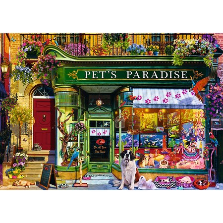 Puzzle 1000 Raj dla zwierząt Trefl