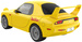 Klocki Konstrukcyjne CaDA auto żółta Mazda RX-7 FD3S Initial D samochód 66 elementów 1:35 