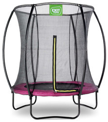 Trampolina ogrodowa z siatką zabezpieczającą Silhouette 183 cm różowa