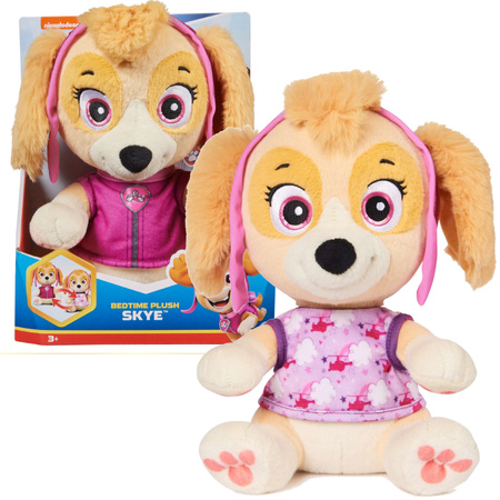 Psi Patrol Pojazd Z Figurką Skye Helikopter + Bedtime Przytulanka Plush Maskotka 25 Cm