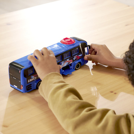 Niebieski Autobus Miejski Man Lion's City otwierane drzwi