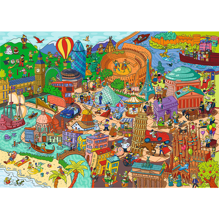 Trefl Puzzle 500 Spy Guy Lost Items: Europe