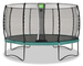 Trampolina ogrodowa z siatką zabezpieczającą Allure Classic 427 cm zielona
