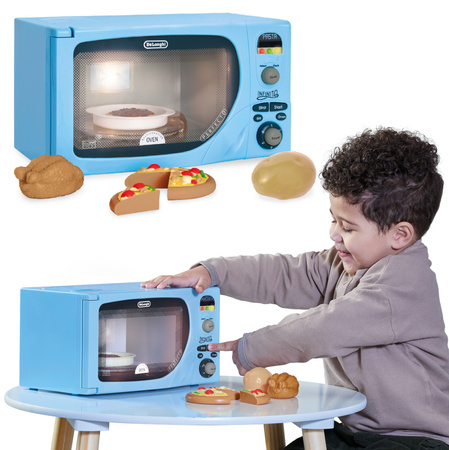 Kuchenka Mikrofalowa Mikrofalówka Dla Dzieci Dźwięk Światło Delonghi Casdon 30 Cm