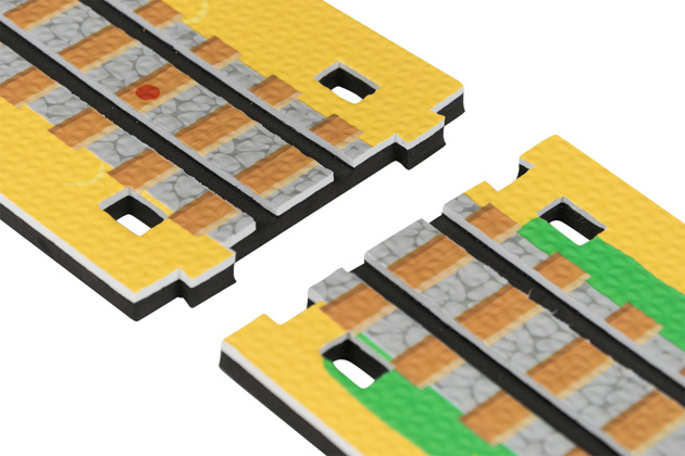 Mata Piankowa Deluxe 3D Park Dinozaurów - Zestaw Edukacyjny 61 Elementów 3W1 Dino Park