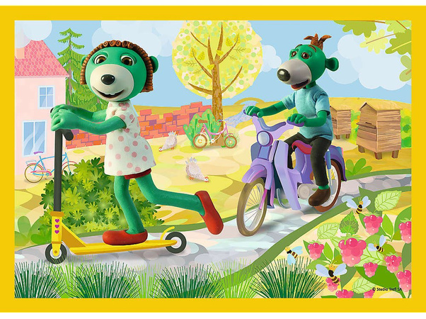 Trefl Puzzle 4w1 Wspólne zabawy Treflików