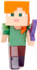 Minecraft Zestaw figurek metalowych Steve Alex Creeper Warden 6 cm