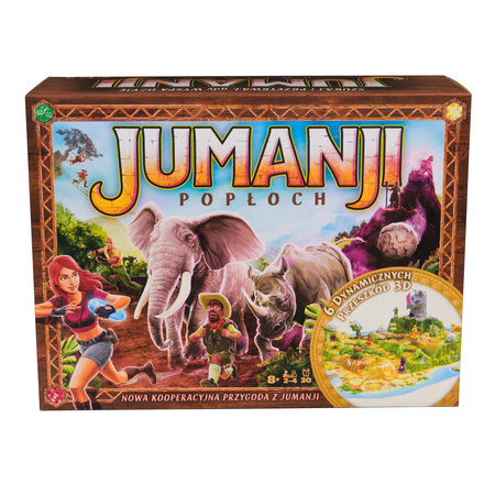 Jumanji Popłoch Kooperacyjna Gra planszowa Eksploracja Przygoda