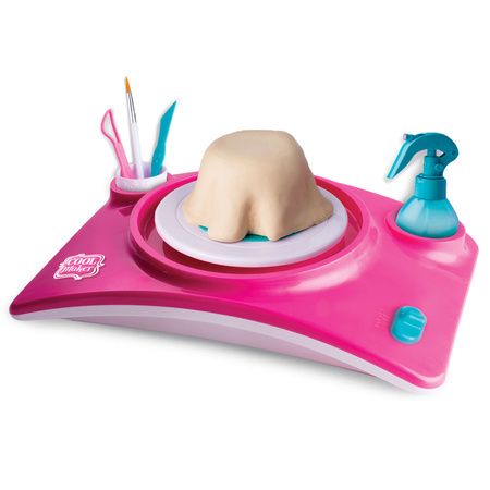 Koło Garncarskie Zestaw Do Tworzenia + Glina Farby Pracownia Cool Maker 6+