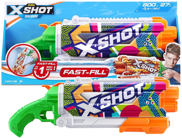 Zuru XShot Skins Fast-Fill Pump Action Ripple pistolet na wodę 49 cm 