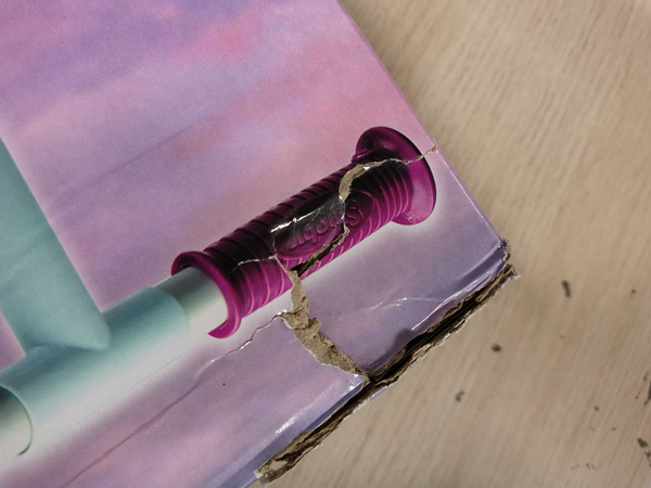 OUTLET Hulajnoga dwukołowa Kraina Lodu Disney składana z regulowaną kierownicą Frozen USZKODZONE OPAKOWANIE