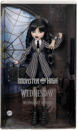 Monster High Kolekcjonerska Lalka Wednesday Addams + akcesoria