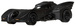 Hot Wheels Pull-Back Speeders auto Batmobile