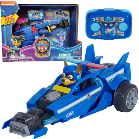 Psi Patrol Chase Pojazd Rc Zdalnie Sterowane Auto + Maskotka 23 Cm The Mighty Movie Wielki Film