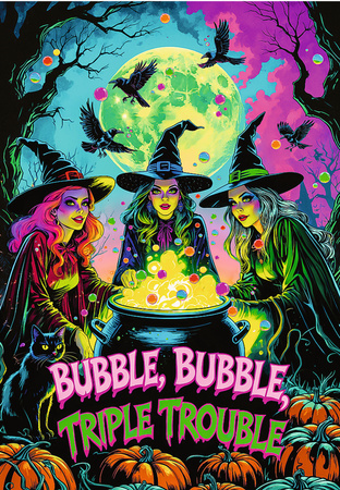 Trefl Puzzle 1000 elementów Hall of Horror Potrójne kłopoty