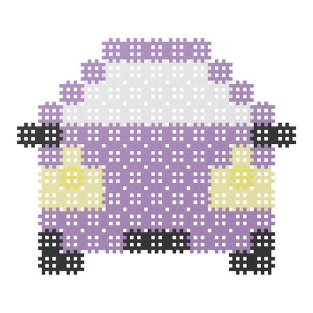 Klocki konstrukcyjne Micro Waffle duży zestaw 817 elementów Marioinex