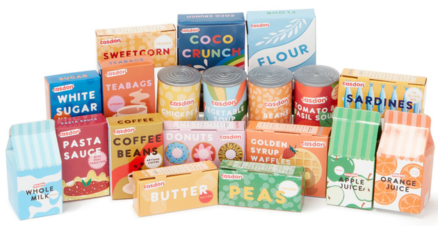 Produkty Zakupy Spożywcze Dla Dzieci Plastikowe Warzywa Owoce Zestaw Casdon