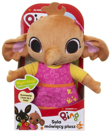 Królik Bing Pluszowa maskotka Sula mówiąca po polsku 23 cm Przytulanka 0+