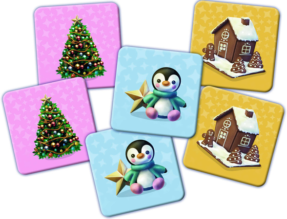 Memos Rodzina Treflików Rodzina Gra Pamięciowa Treflix Bauble Trouble 3+