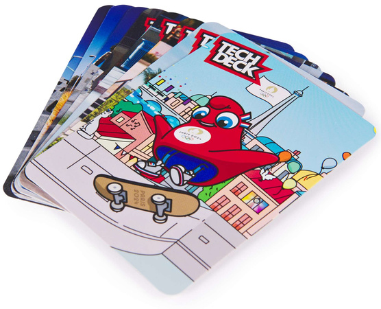 Tech Deck zestaw Competition Legends Paris 2024 8 deskorolek +akcesoria