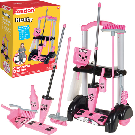 Zestaw wózek do sprzątania dla dzieci Hetty miołta mop Casdon Little Helper