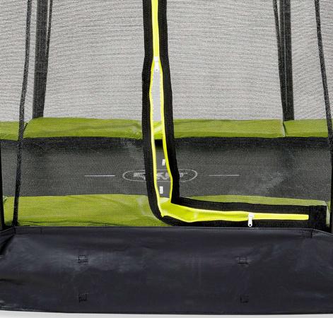 Trampolina ogrodowa z siatką zabezpieczającą Sillhouette 183 cm zielona