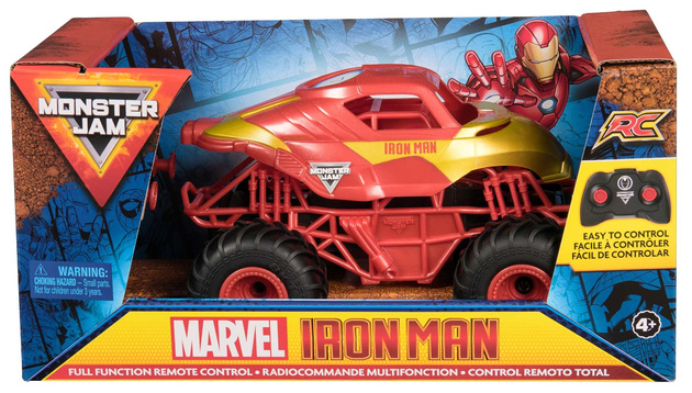 Monster Jam zdalnie sterowane auto Iron Man RC Monster Truck 18 cm