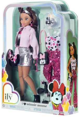 Disney ILY 4ever modna lalka z motywem Myszki Minnie i zestawem akcesoriów 30 cm