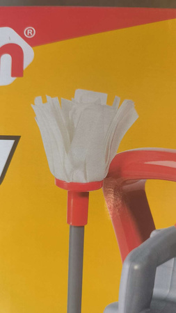 OUTLET Wózek do sprzątania dla dzieci zestaw do sprzątania z odkurzaczem i mopem Henry Deluxe Casdon NIEKOMPLETNY