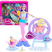 Barbie Zestaw Lalka Syrenka opieka nad syreniątkiem