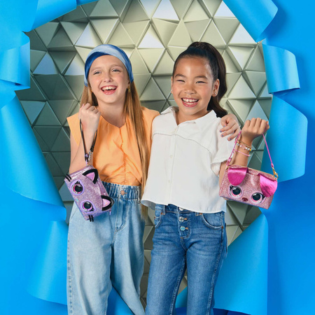 Purse Pets Dazzling Diva torebka z tęczowymi oczami